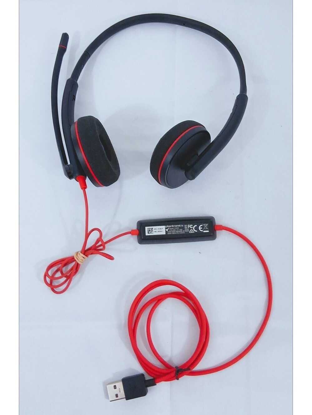 Plantronics Blackwire Stereo C3220 USB-C Over-the-Ear Headset - Free S/H